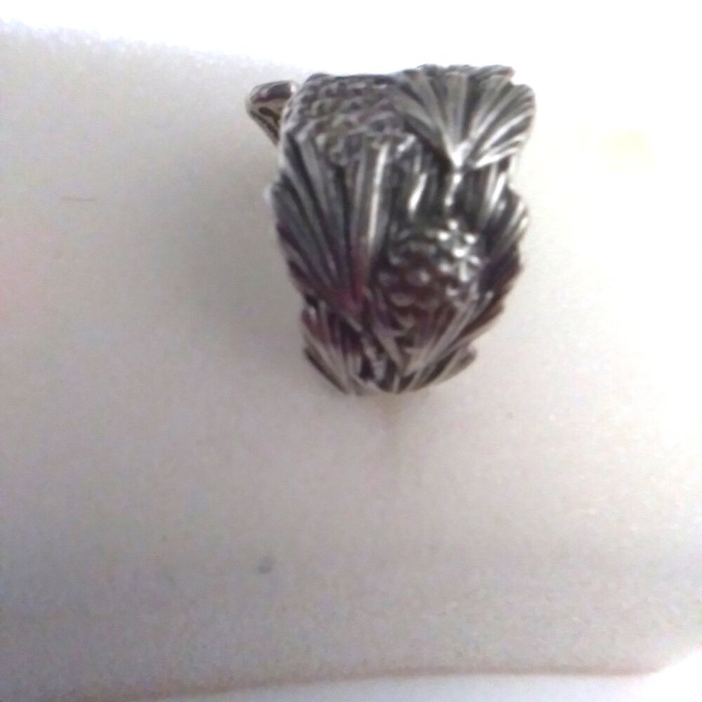Pine Tree Sterling Spoon Ring - Picture 3 of 6